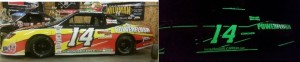 Racecar Incredible Spread'Em sponsors with logo